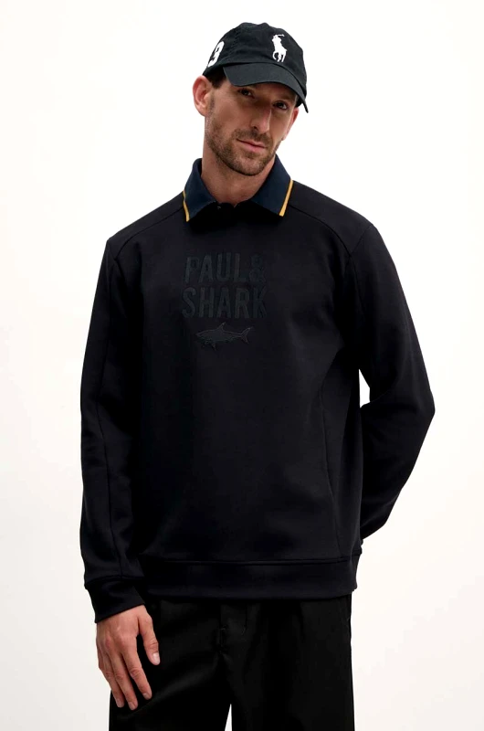 Paul&Shark Μπλούζα Paul&Shark χρώμα: μαύρο, 14311890