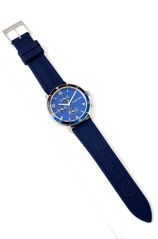 Calvin Klein Ρολόι Calvin Klein χρώμα: ναυτικό μπλε, 25200071