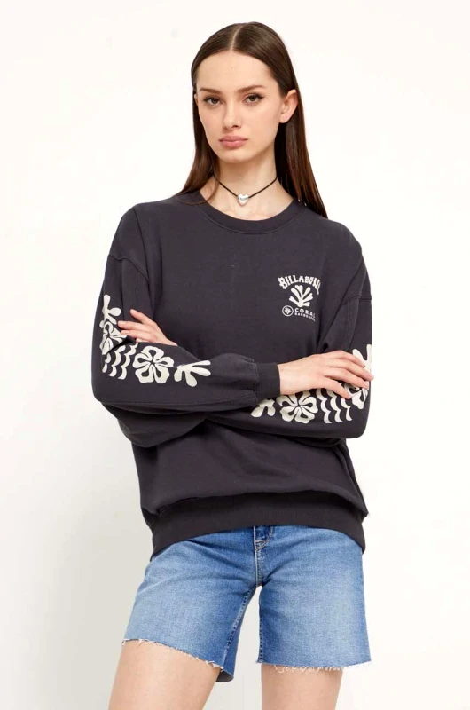 Billabong Μπλούζα Billabong BILLABONG X CORAL GARDENERS χρώμα: γκρι