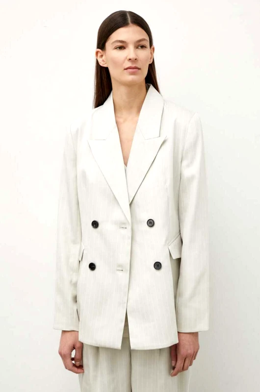 Bruuns Bazaar Σακάκι Bruuns Bazaar PinBBTonya blazer χρώμα: γκρι, BBW3833
