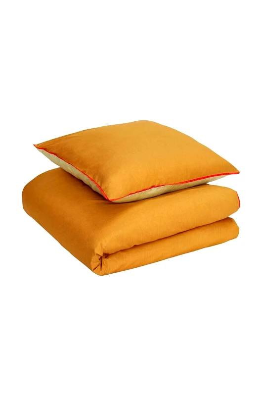 Hübsch Σετ βαμβακερά κλινοσκεπάσματα Hübsch Aki Bed Linen, 60x63/140x200 cm