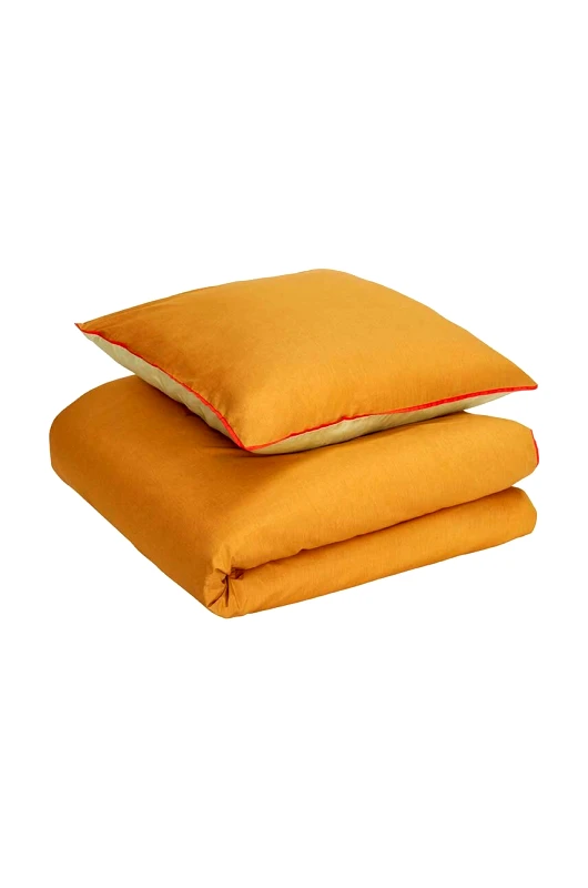 Hübsch Σετ βαμβακερά κλινοσκεπάσματα Hübsch Aki Bed Linen, 80x80/140x200 cm