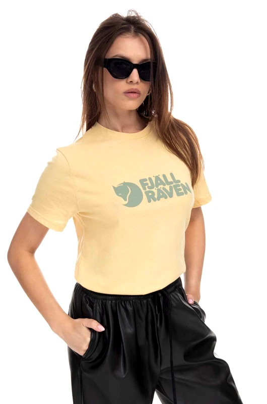 Fjallraven Μπλουζάκι Fjallraven NHL Pittsburgh Penguins Fjallraven Logo Tee χρώμα: κίτρινο H-MVPSP15WBP-QL F87146