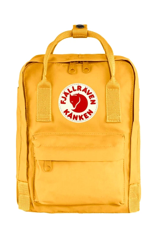 Fjallraven Σακίδιο πλάτης Fjallraven Kanken Mini χρώμα κίτρινο F23561.160