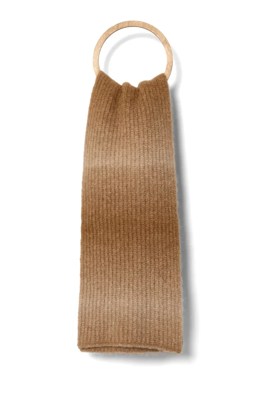 Études Studio Μάλλινο κασκόλ Études Studio χρώμα: μπεζ, H24MMACC682