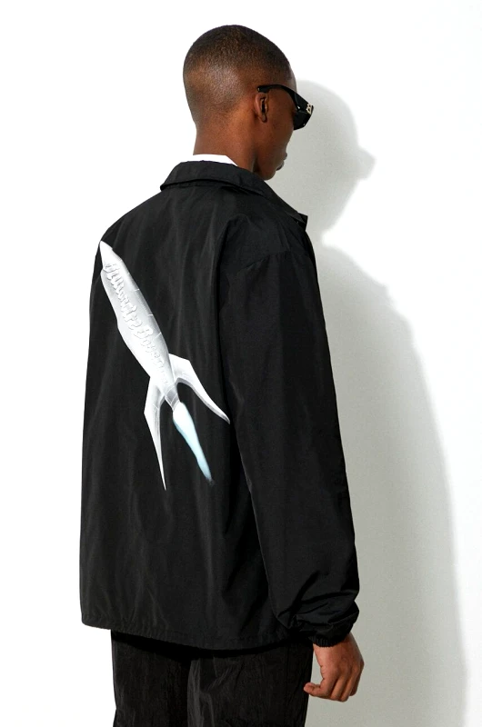 Billionaire Boys Club Μπουφάν Billionaire Boys Club Rocket Coach Jacket χρώμα: μαύρο, B24108