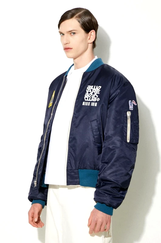 Billionaire Boys Club Μπουφάν bomber Billionaire Boys Club Outerbanks Bomber ανδρικό, χρώμα: ναυτικό μπλε, B24202
