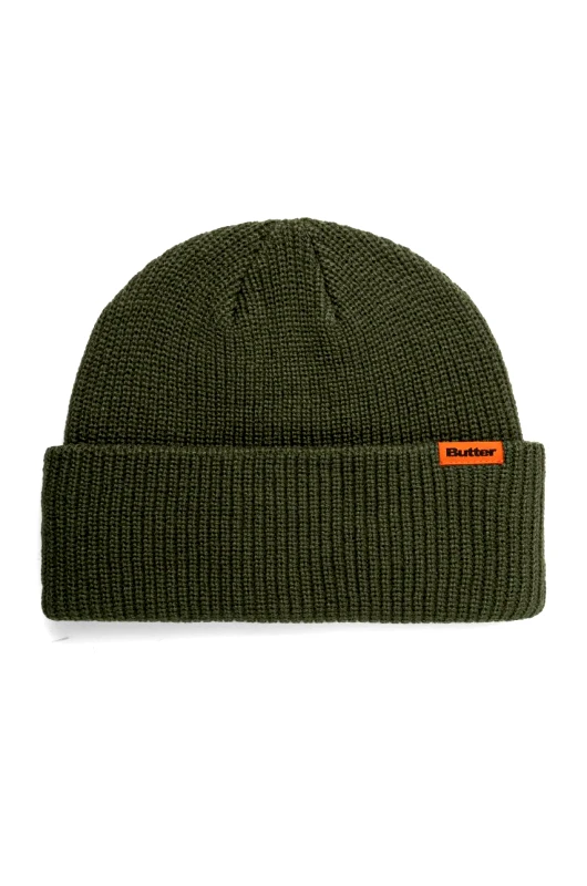 Butter Goods Καπέλο Butter Goods Tall Wharfie Beanie χρώμα: πράσινο, BG243811