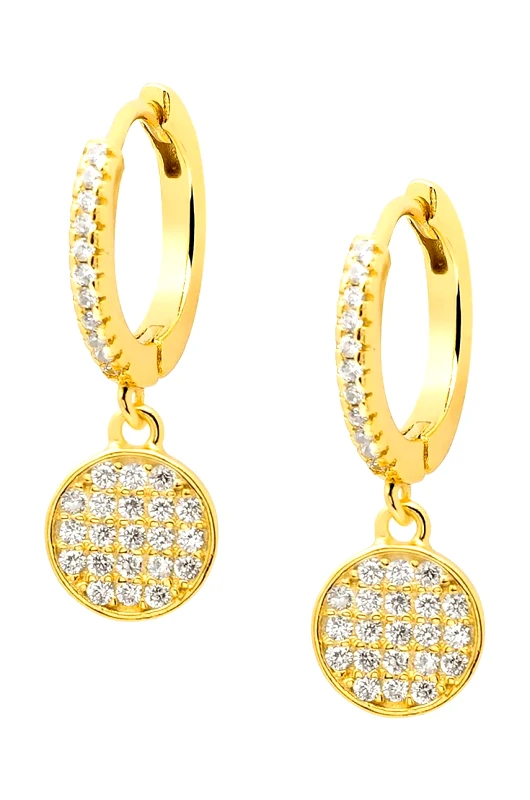 ANIA KRUK Ασημένια επιχρυσωμένα σκουλαρίκια ANIA KRUK GLAMOUR SMVKC1772Z