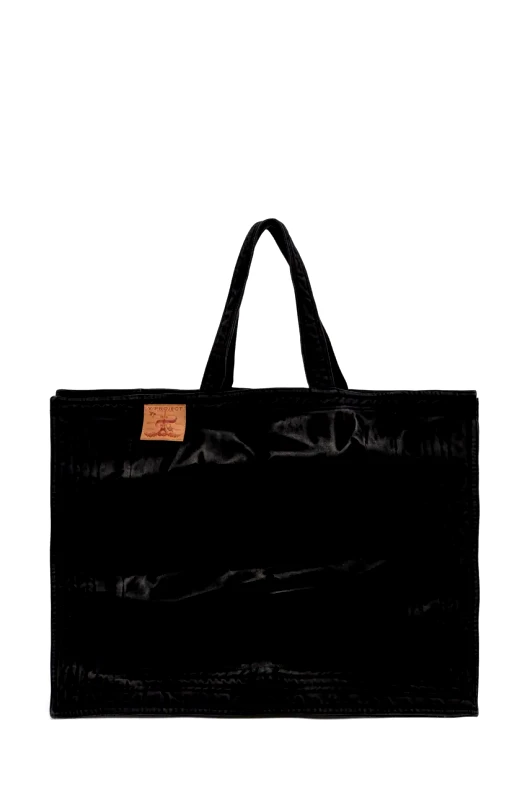 Y/Project Τζιν τσάντα Y/Project MAXI WIRE CABAS BAG χρώμα: μαύρο, 620BA005