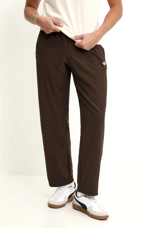 adidas Originals Παντελόνι φόρμας adidas Originals Q12 MONOGRAM TR χρώμα: καφέ, JP4428