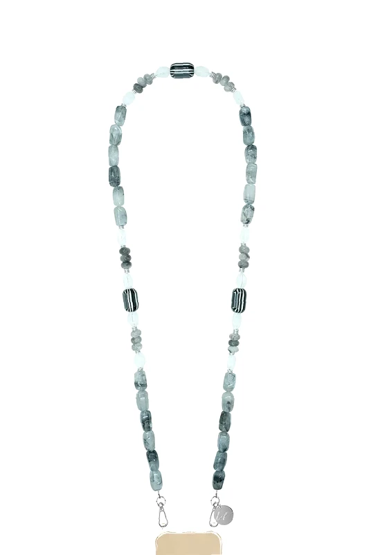LaCoqueFrançaise Αλυσίδα τηλεφώνου LaCoqueFrançaise Divya 120 cm χρώμα: μπλε