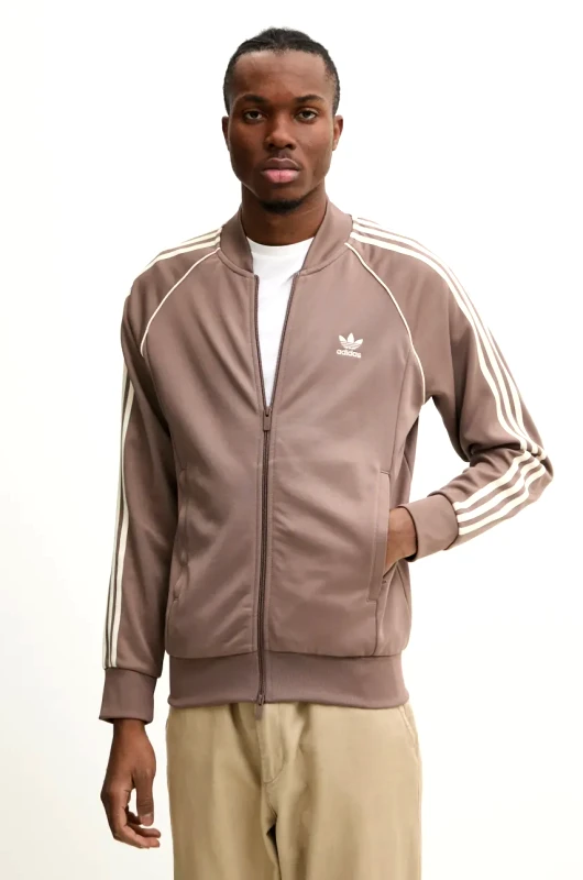 Μπλούζα adidas Originals SST TT χρώμα: μπεζ, JP2519 φωτογραφία