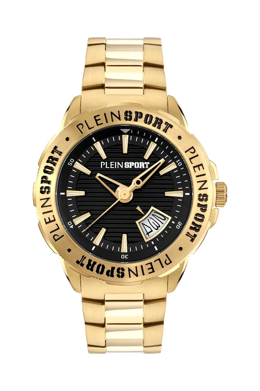 Plein Sport Ρολόι PLEIN SPORT χρώμα: χρυσαφί, PSGDA0924