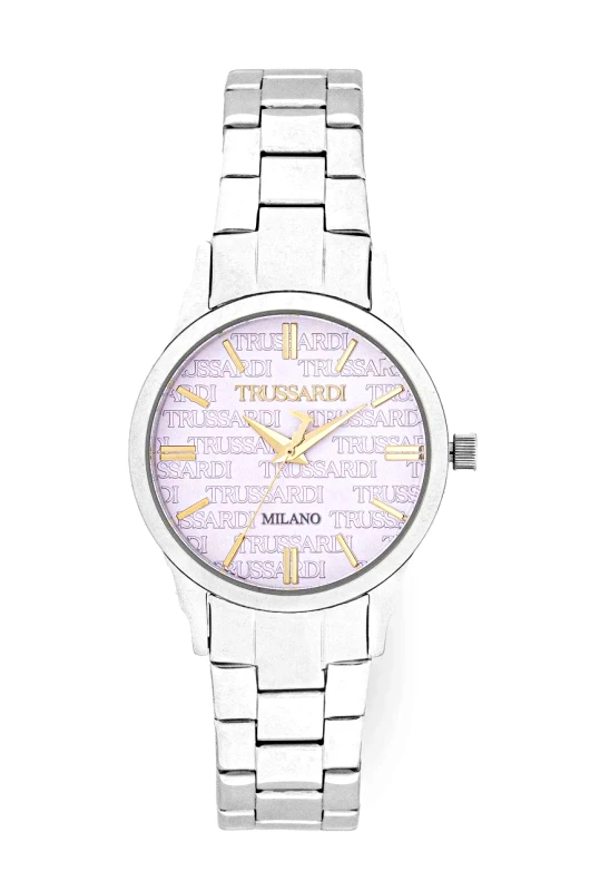 Trussardi Ρολόι Trussardi T-BENT χρώμα: ασημί, R2453141508