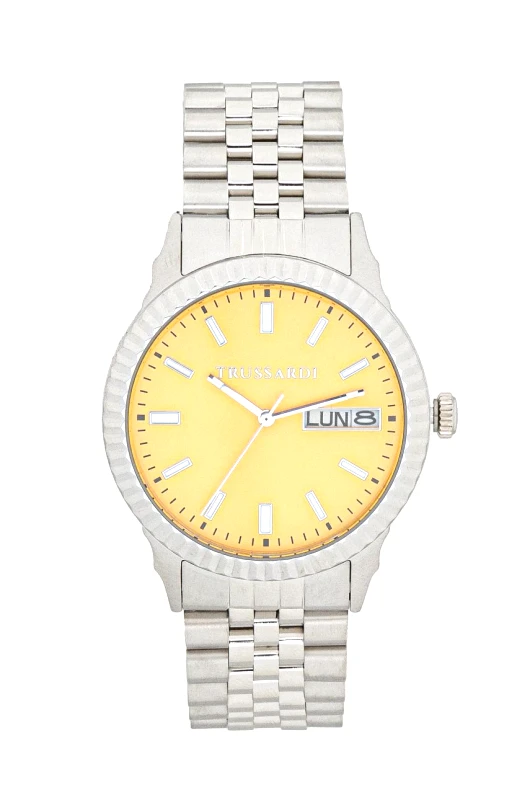 Trussardi Ρολόι Trussardi T-BENT χρώμα: ασημί, R2453141013