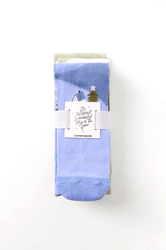 women'secret Κάλτσες women'secret GENERIC SOCKS PACKS 3-pack χρώμα: πολύχρωμο, 4488628