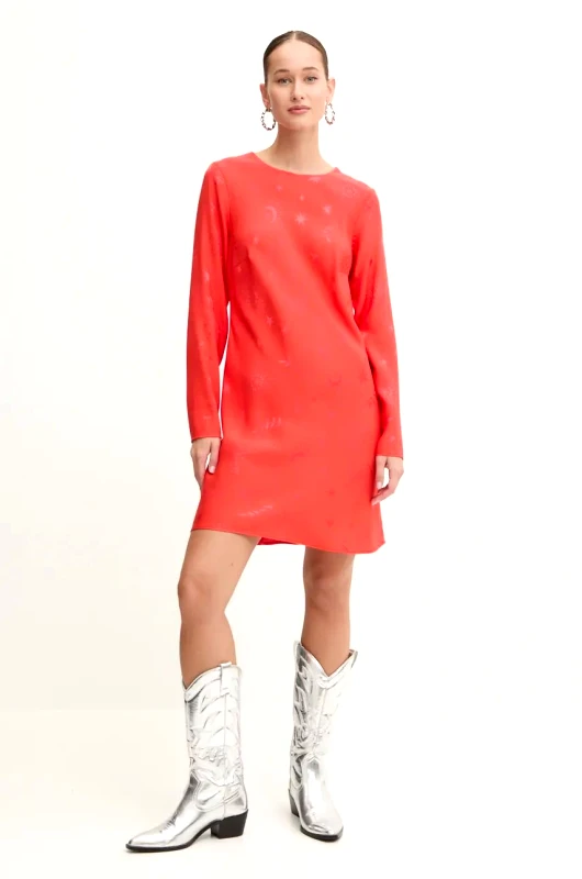 Never Fully Dressed Φόρεμα Never Fully Dressed Mini Soho Dress χρώμα: κόκκινο, NFDDR1568