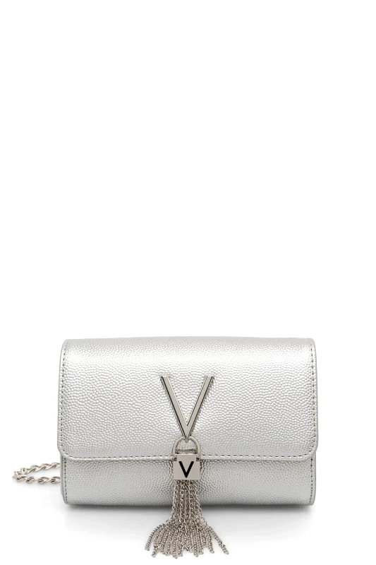 Valentino Bags Τσάντα Valentino Bags χρώμα: ασημί, VBS1R403G