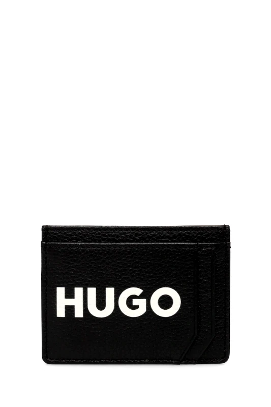 HUGO Δερμάτινη θήκη για κάρτες HUGO