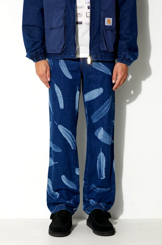 Marcelo Burlon Τζιν παντελόνι Marcelo Burlon Aop Wind Feathers F30