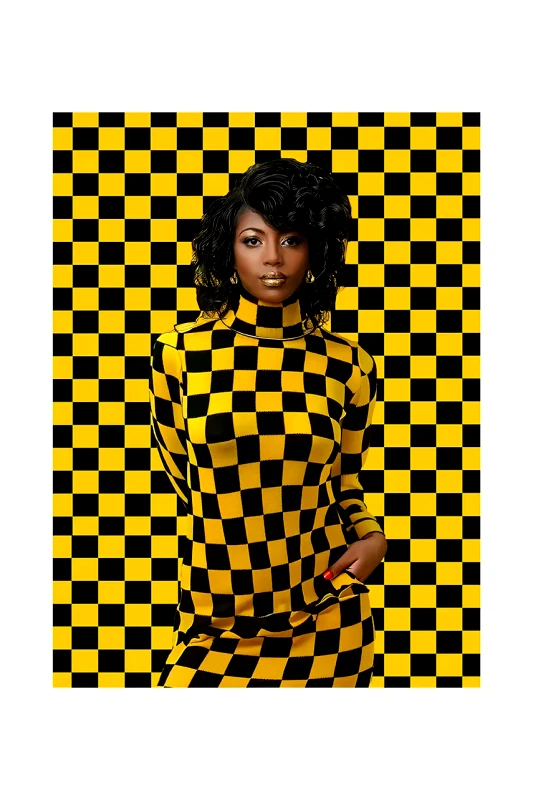 HARTMAN Έργο τέχνης σε ακρυλικό γυαλί a.i art HARTMAN Black Magic Woman 06 χρώμα: πολύχρωμο