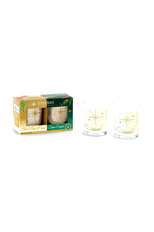 Esteban Αρωματικό κερί Esteban Exquisite Fir 2 x 70g 2-pack χρώμα: πολύχρωμο