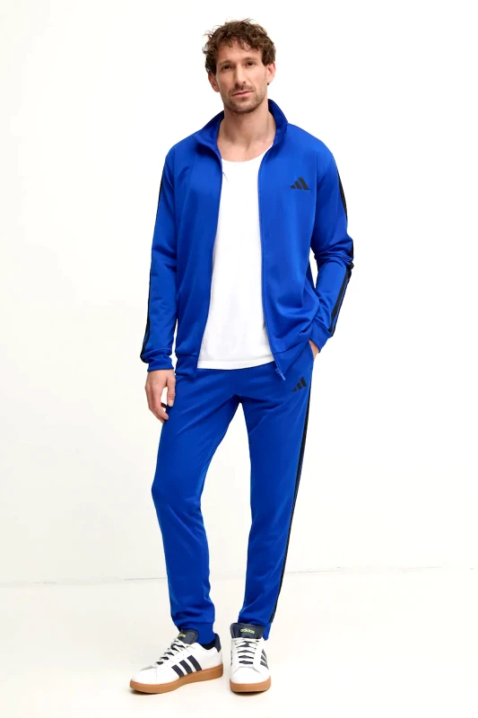 adidas Φόρμα adidas 3S TR TT TS χρώμα: μπλε, JI8857