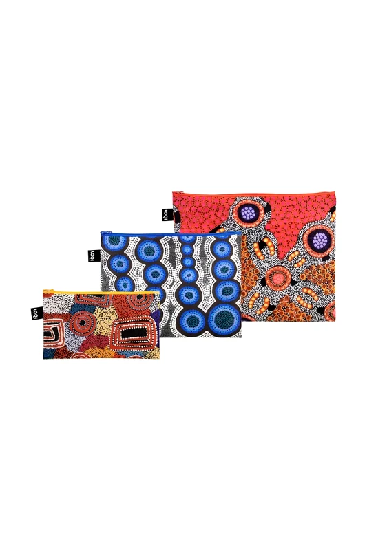 LOQI Σετ φακελάκια LOQI Lewis 3-pack χρώμα: πολύχρωμο