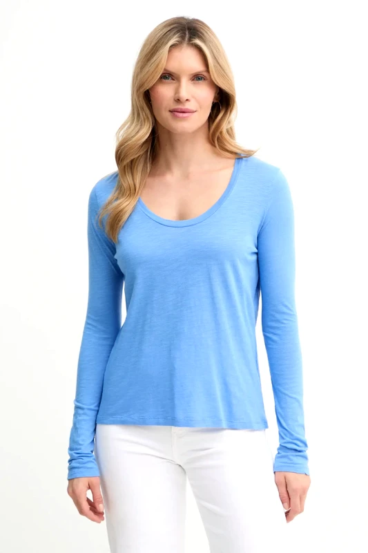 American Vintage Μακρυμάνικο American Vintage χρώμα: μπλε, JAC49VE25