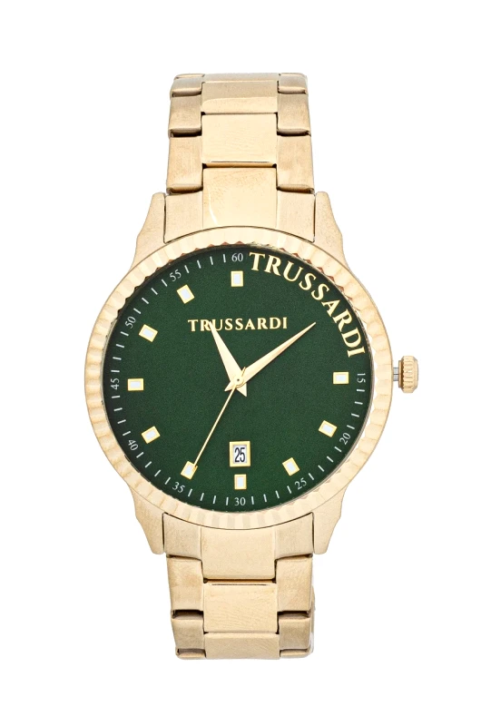 Trussardi Ρολόι Trussardi T-BENT χρώμα: χρυσαφί, R2453141006