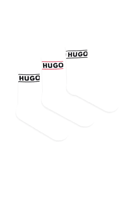 HUGO Κάλτσες HUGO 3-pack χρώμα: άσπρο, 50517669