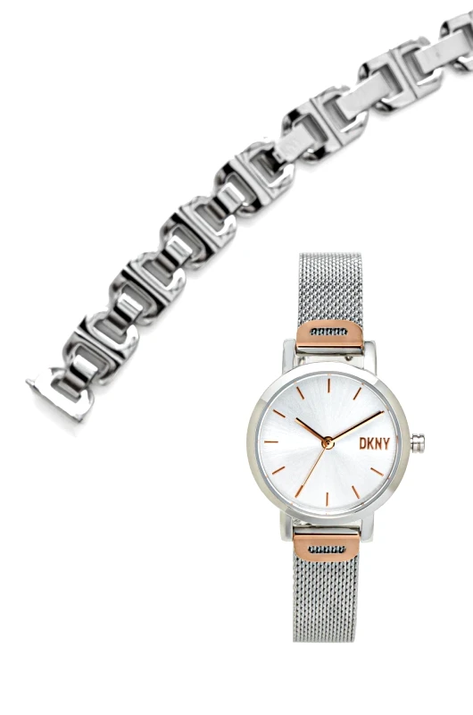 DKNY Ρολόι και βραχιόλι Dkny χρώμα: ασημί, NY6684SET
