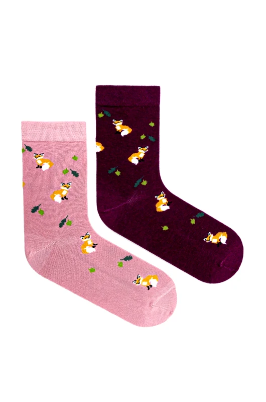 Medicine Βαμβακερές κάλτσες Medicine 2-pack γυναικεία, χρώμα: πολύχρωμο