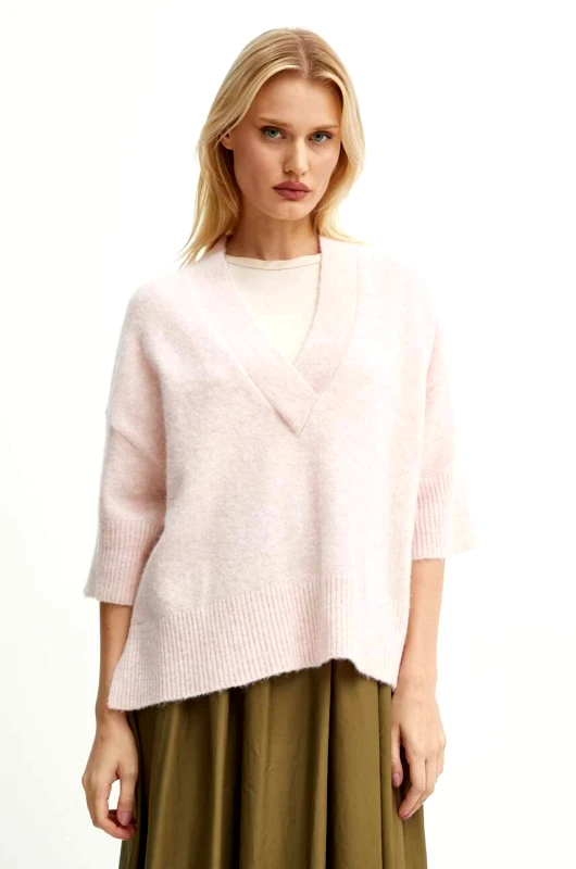 Day Birger et Mikkelsen Μάλλινο πουλόβερ Day Birger et Mikkelsen Selda - Cozy Days RD γυναικείο, χρώμα: ροζ, DAY65243298