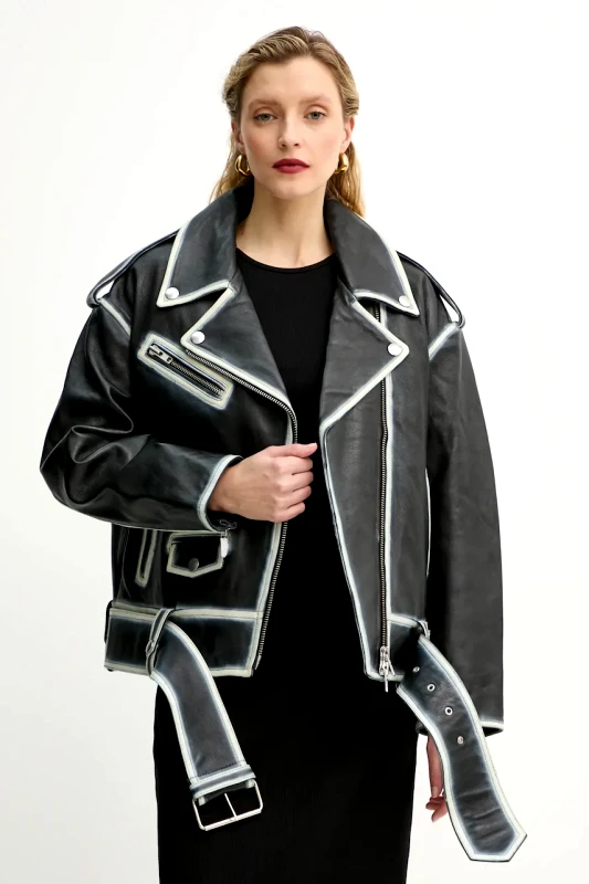 Stand Studio Δερμάτινο μπουφάν Stand Studio Irene Jacket