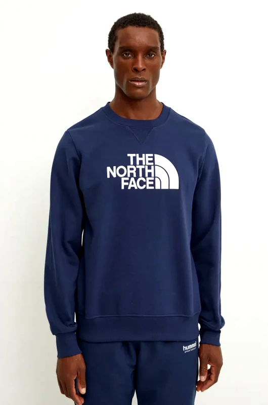 Μπλούζα The North Face Drew Peak χρώμα: ναυτικό μπλε, NF0A89EK8K21 φωτογραφία