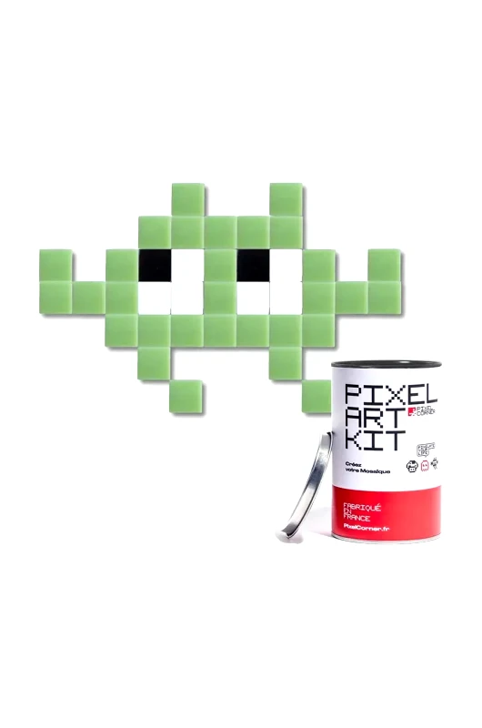 Pixel Corner Diy κιτ ψηφιδωτού pixel Pixel Corner Corner Little Alien χρώμα: πράσινο