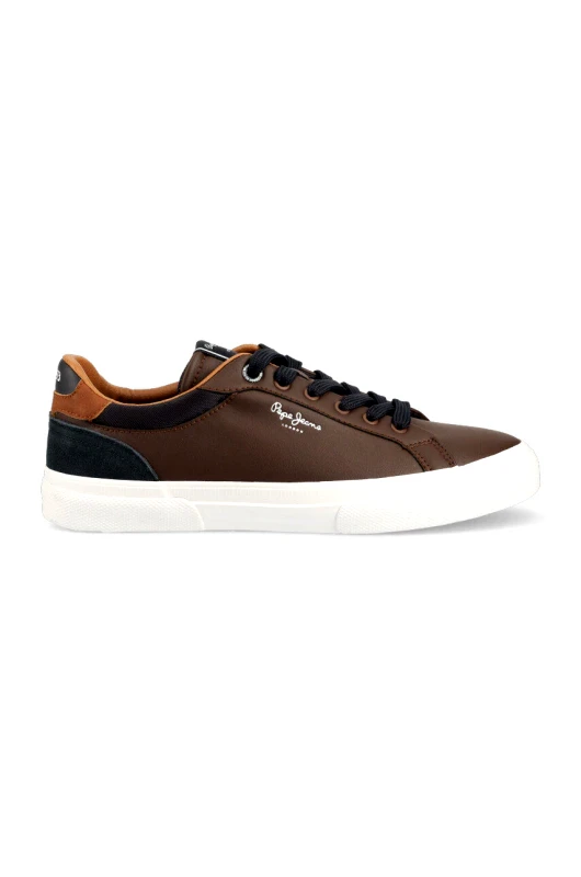 Pepe Jeans Αθλητικά Pepe Jeans Kenton Court 878 χρώμα: καφέ PMS30839