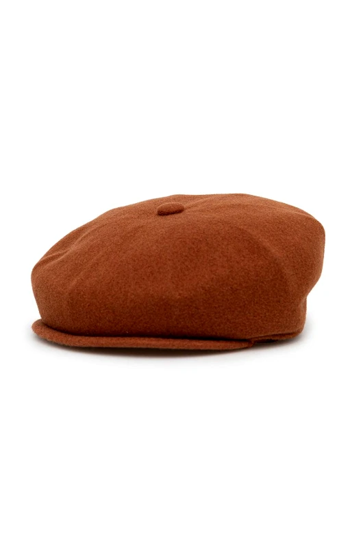 Kangol Μάλλινο καπέλο Kangol χρώμα: καφέ