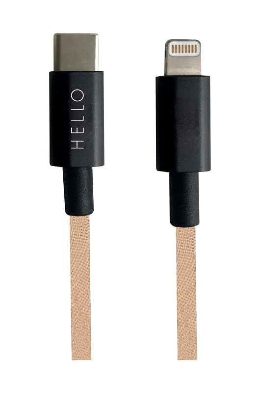 Design Letters Design Letters Καλώδιο φόρτισης USB-C Lightning 1 m