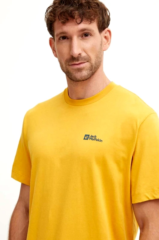 Jack Wolfskin Βαμβακερό μπλουζάκι Jack Wolfskin Essential 1808382