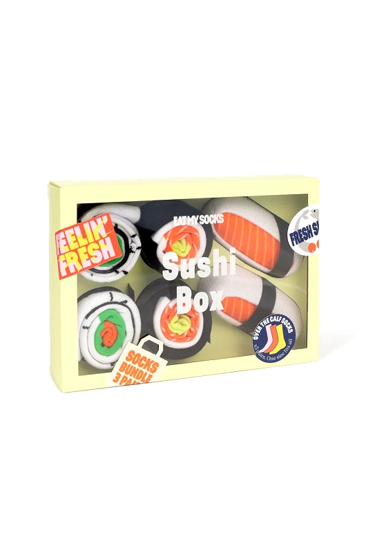 Eat My Socks Eat My Socks Κάλτσες Sushi Box (3-pack)