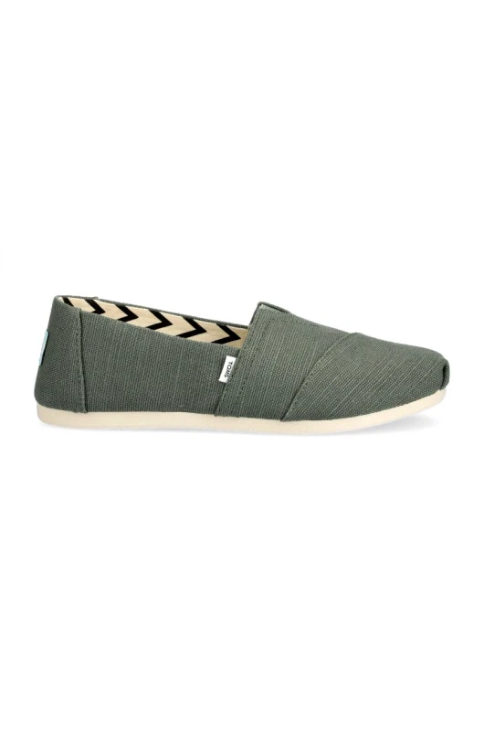 Toms Εσπαντρίγιες Toms Alpargata χρώμα: πράσινο