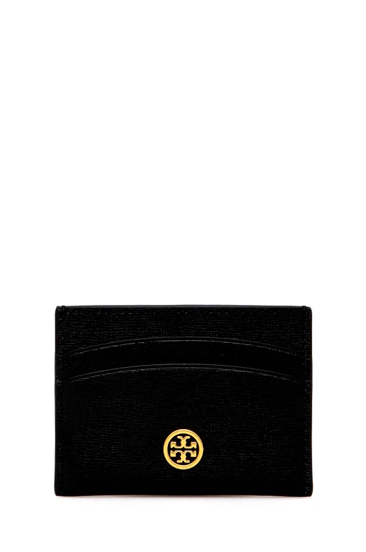 Tory Burch Δερμάτινο πορτοφόλι Tory Burch γυναικείo, χρώμα: μαύρο