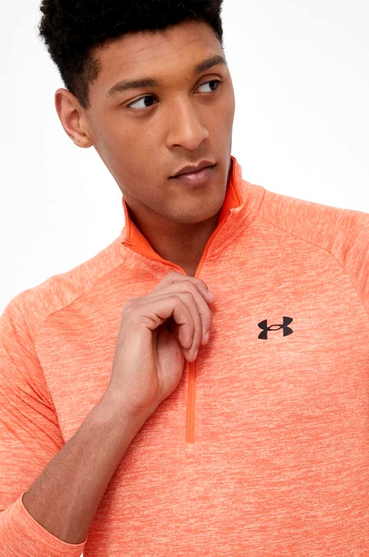 Under Armour Φούτερ προπόνησης Under Armour Tech 2.0 χρώμα: πορτοκαλί
