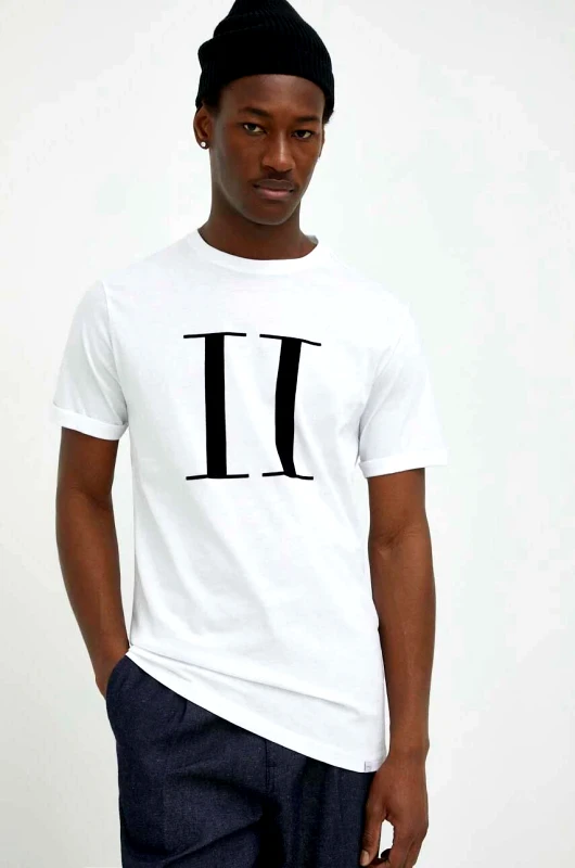 Les Deux Βαμβακερό μπλουζάκι Les Deux χρώμα: άσπρο