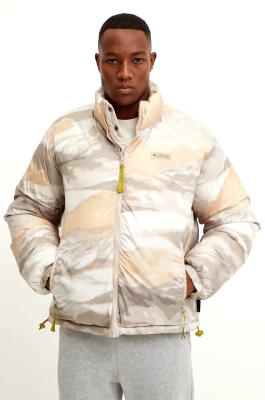 Columbia Μπουφάν δυο όψεων Columbia Wallowa Reversible ανδρικό, χρώμα: μπεζ, 2090721