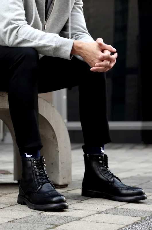 Medicine Δερμάτινα παπούτσια Medicine χρώμα: μαύρο