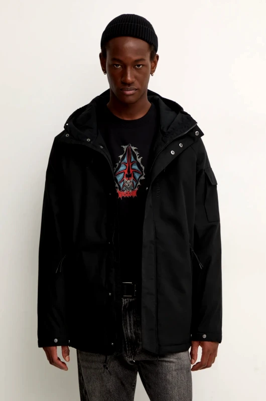 Volcom Μπουφάν Volcom χρώμα: μαύρο, A1732407